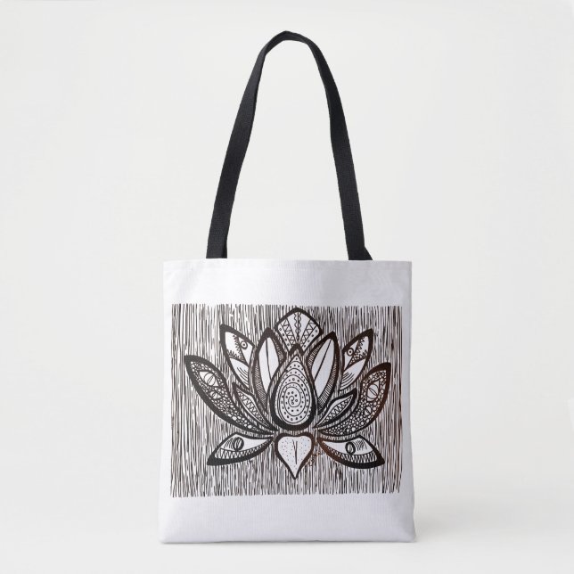 Tote Bag Monster Lotus Fourre-tout (Devant)