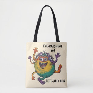 Tote Bag Monstre dansant