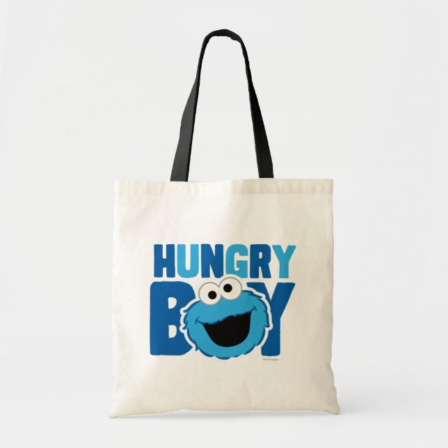 Tote Bag Monstre de biscuits affamés (Devant)