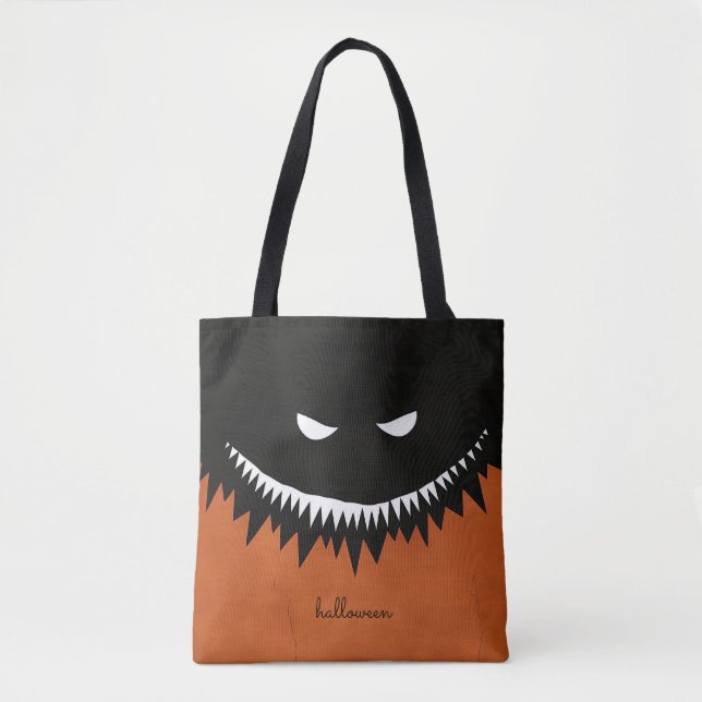 Tote Bag Monstre d'Halloween (Devant)