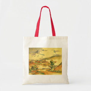 Tote Bag Mont Sainte Victoire par Paul Cezanne, Art Vintage