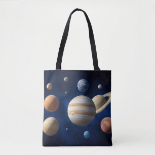 Tote Bag Montage d'un système solaire