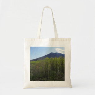 Tote Bag Montagnes fumées dans le paysage du printemps
