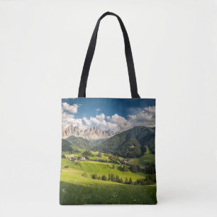 Tote Bag Montagnes   Vallée de Funes, Dolomites, Italie