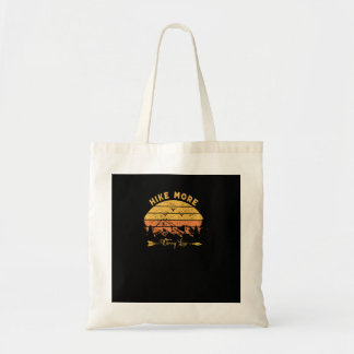 Tote Bag Montagnes Vintage Randonnée Extérieure Camping Pul