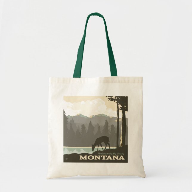 Tote Bag Montana | Bienvenue dans Big Sky Country (Devant)