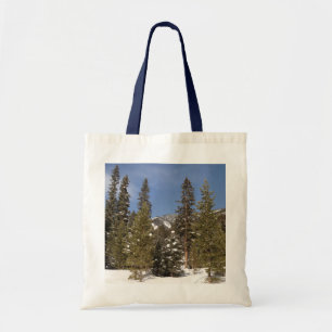 Tote Bag Montana Mountain Trails in Winter Landcape Photo