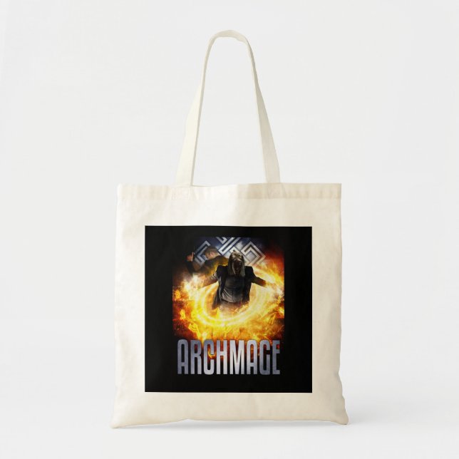 Tote Bag Monty & Strong - ARCHMAGE "La réalité est surévalu (Devant)
