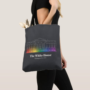 Tote Bag Monuments en lumière   Maison Blanche