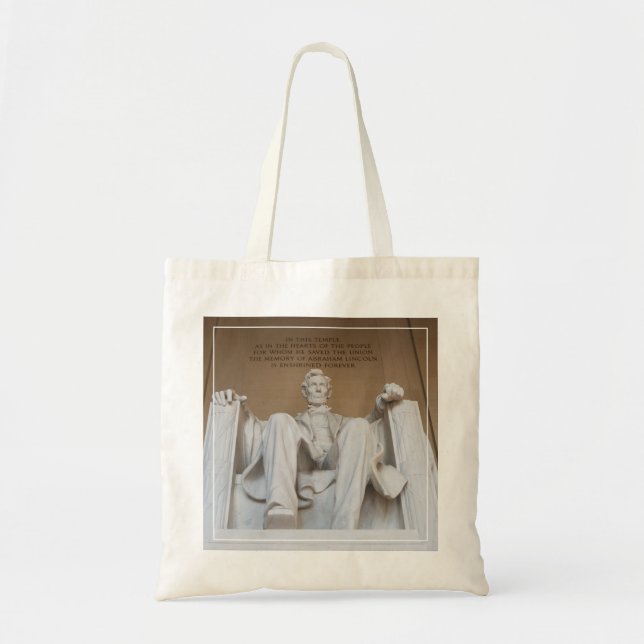 Tote Bag Monuments | the Lincoln Memorial (Devant)