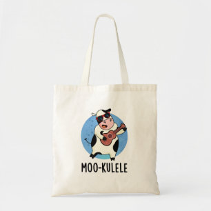 Tote Bag Moo-kulele Funny Ukulele Cow Pun