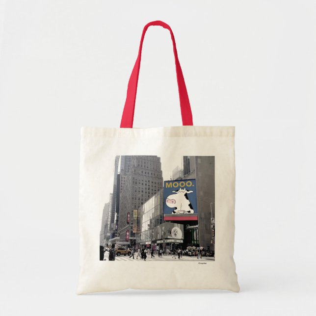 Tote Bag MOO YORK CITY Times Carré par Sandra Boynton (Devant)