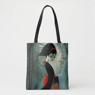 Tote Bag Moody Thoughtful Anime Girl