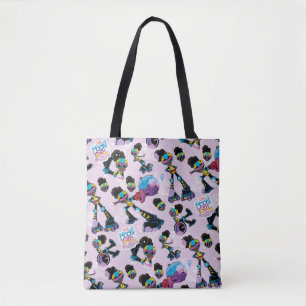 Tote Bag Moon fille caractère Pose Motif