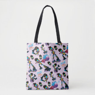 Tote Bag Moon fille caractère Pose Motif