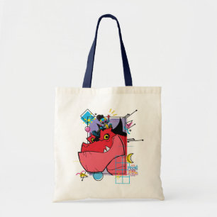 Tote Bag Moon Girl and Devil Dinosaur Memphis Pop Graphisme