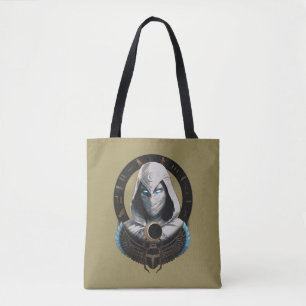 Tote Bag Moon Knight Egyptien Scarab Graphisme