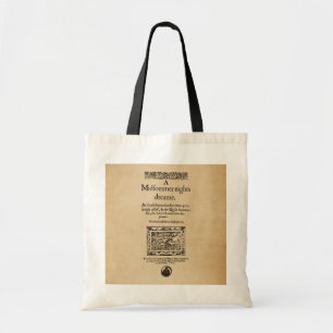 Tote Bag Morceau avant à l'nuits d'été Quarto rêveur