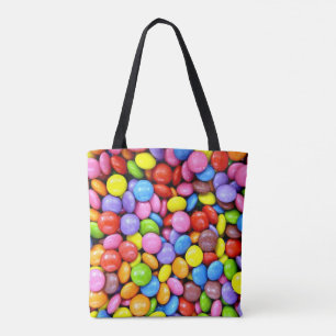 Tote Bag Morceaux de bonbons colorés