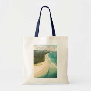 Tote Bag Moreton Island Australie Travel Art Vintage