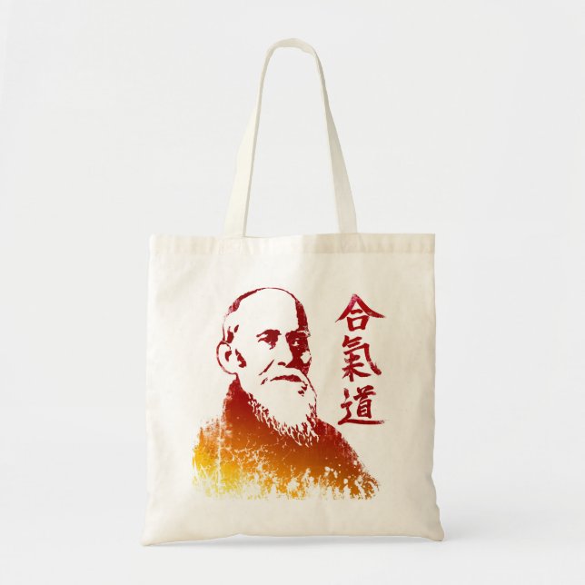 Tote Bag Morihei Ueshiba (Devant)