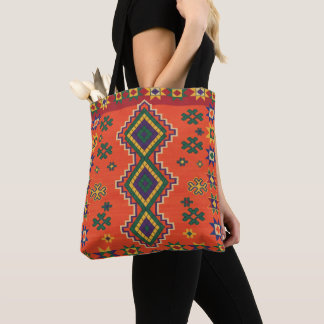 Tote Bag Moroccan Harmony in Orange