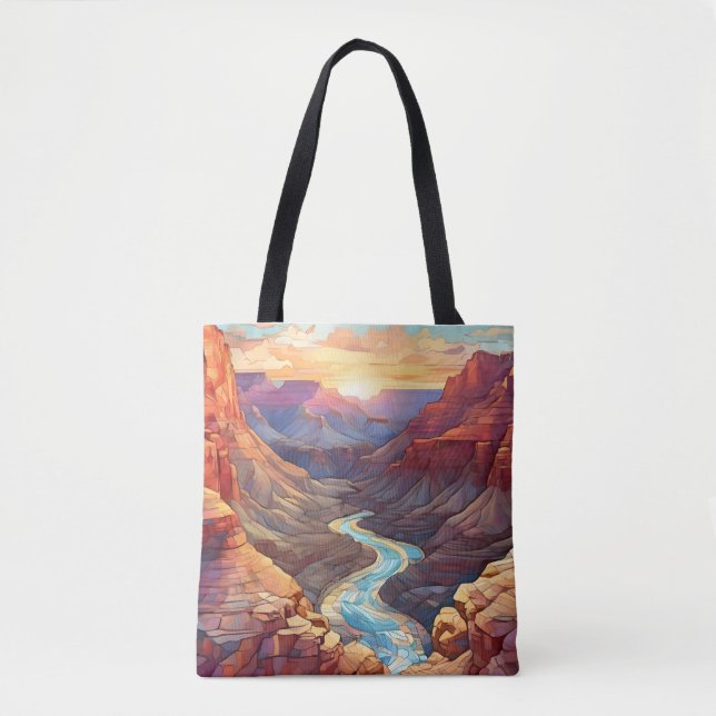 Tote Bag Mosaic Grand Canyon (Devant)