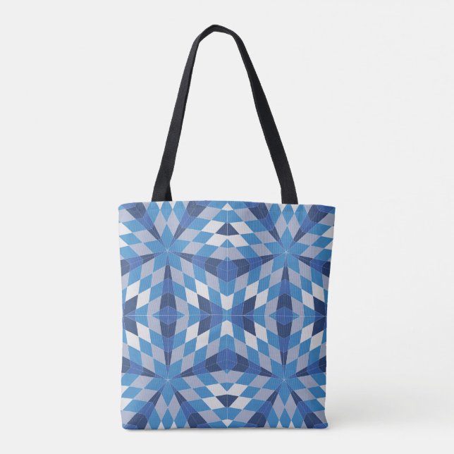 Tote Bag Mosaic Starburst (Motif) (Dos)