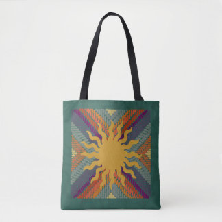 Tote Bag Mosaïque automne soleil