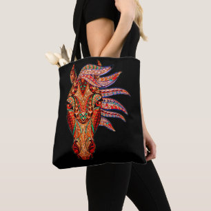Tote Bag Mosaïque de bijoux de cheval