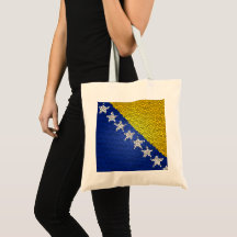 Mosaïque du drapeau de la Bosnie-Herzégovine 