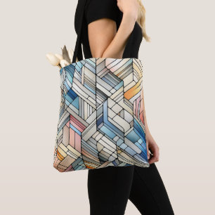 Tote Bag Mosaïque géométrique