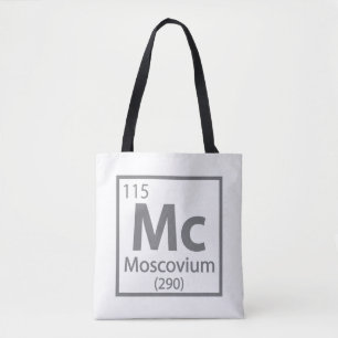 Tote Bag Moscovium - Tableau périodique de la science russe