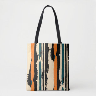 Tote Bag Motif Abstrait aquarelle transparente avec grunge