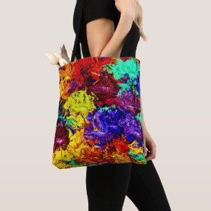 Tote Bag Motif Abstrait coloré