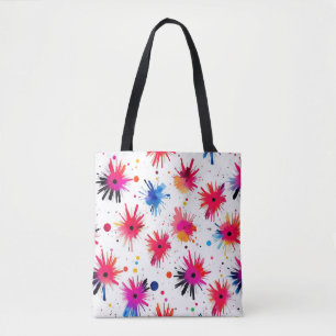 Tote Bag Motif Abstrait de la flambée