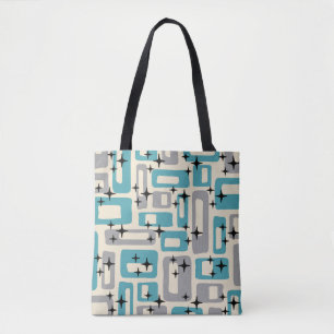 Tote Bag Motif Abstrait moderne du milieu du siècle