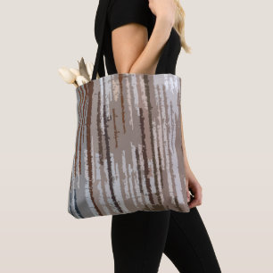Tote Bag Motif Abstrait multicolore tonifié Terre