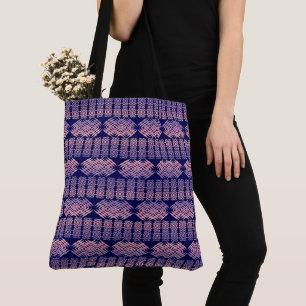 Tote Bag Motif africain de rayures géométriques ethniques