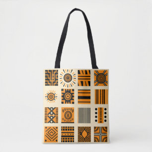 Tote Bag Motif africain dynamique