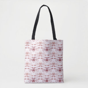 Tote Bag Motif Art déco. Papier peint vintage. japonais ou