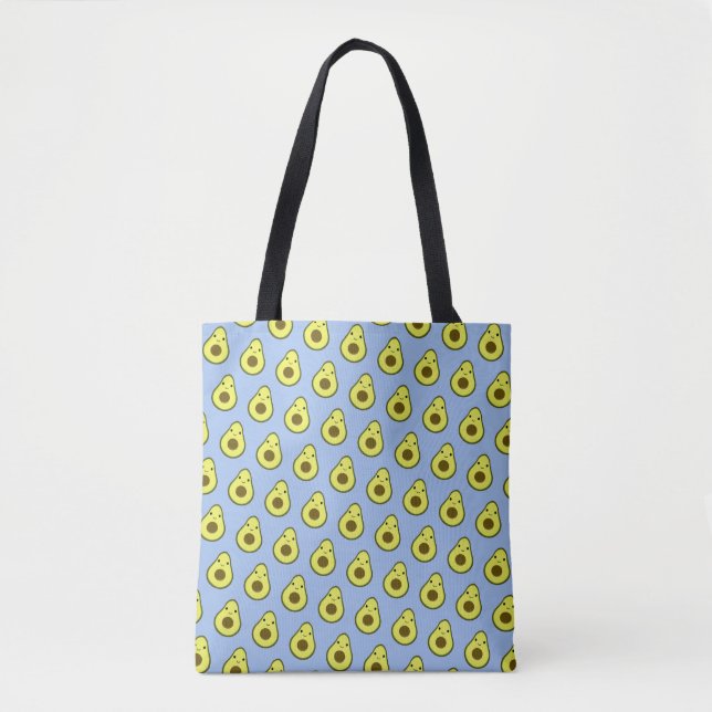 Tote Bag Motif Awesome Kawaii Avocado (Devant)