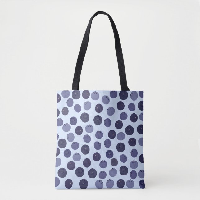 Tote Bag Motif Blueberry (Devant)