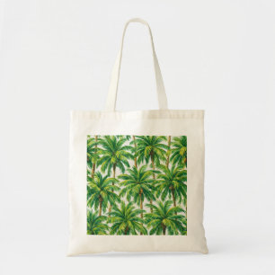 Tote Bag Motif botanique de palmier cocotier tropical