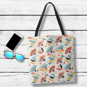 Tote Bag Motif botanique rétro MCM