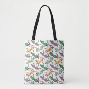 Tote Bag Motif Bra multicolore