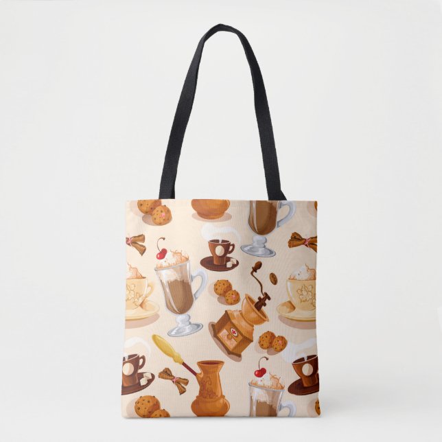Tote Bag Motif café (Devant)