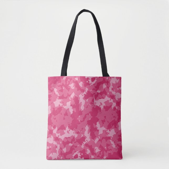 Tote Bag Motif Camo rose (Devant)