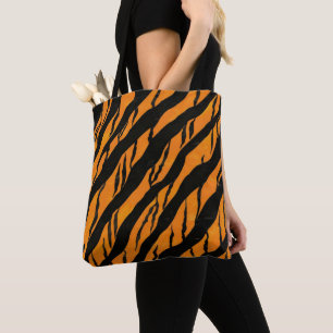 Tote Bag Motif classique des rayures de tigre