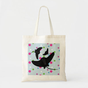 Tote Bag Motif coloré Party Stingray